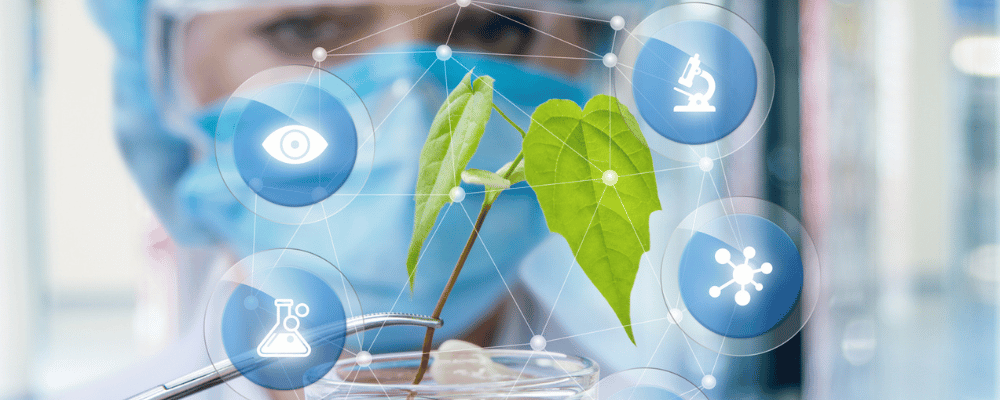 Symbole aus dem Bereich Biologie und Chemie