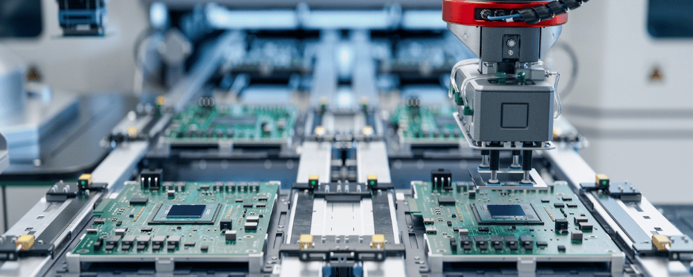 Vollautomatische moderne Leiterplatten-Montagelinie