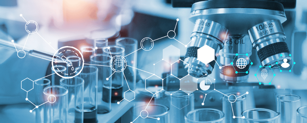 Geräte im Labor für die Forschung