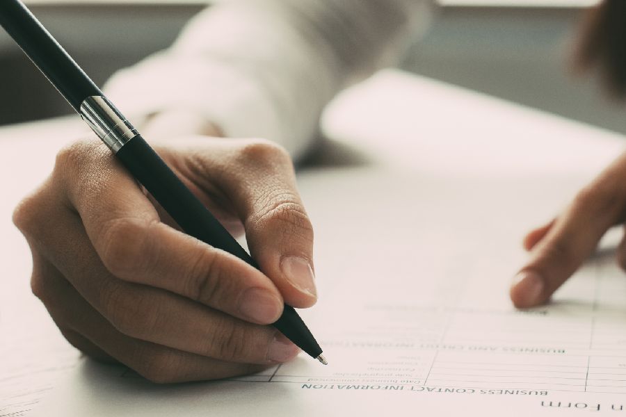 per Klick gelangen Sie zur Seite Personenbezogene Gefährdungsbeurteilungen. Ausfüllen eines Fragebogens 